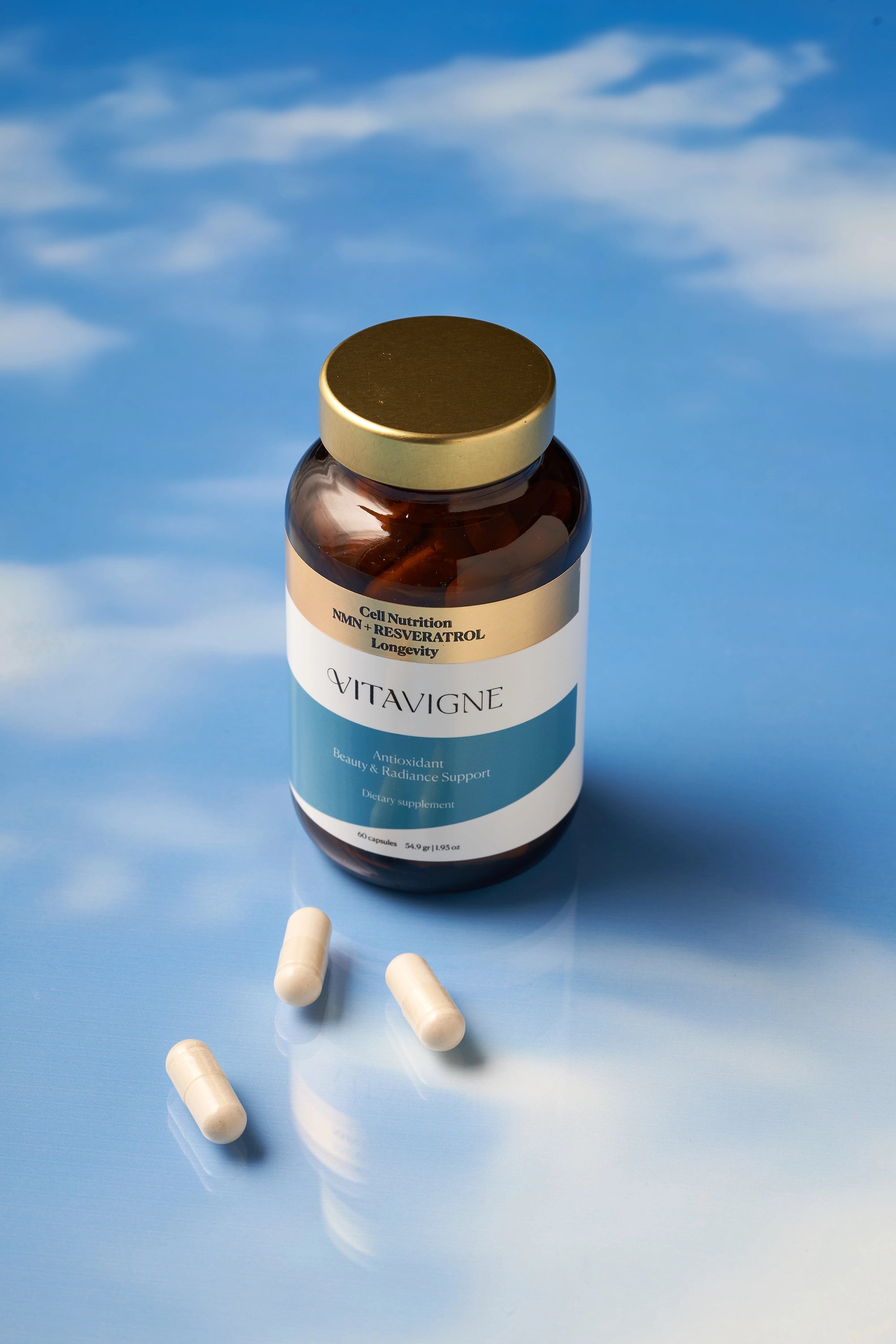 NMN + Resveratrol / Longevidad celular, energía. Precursor del NAD+
