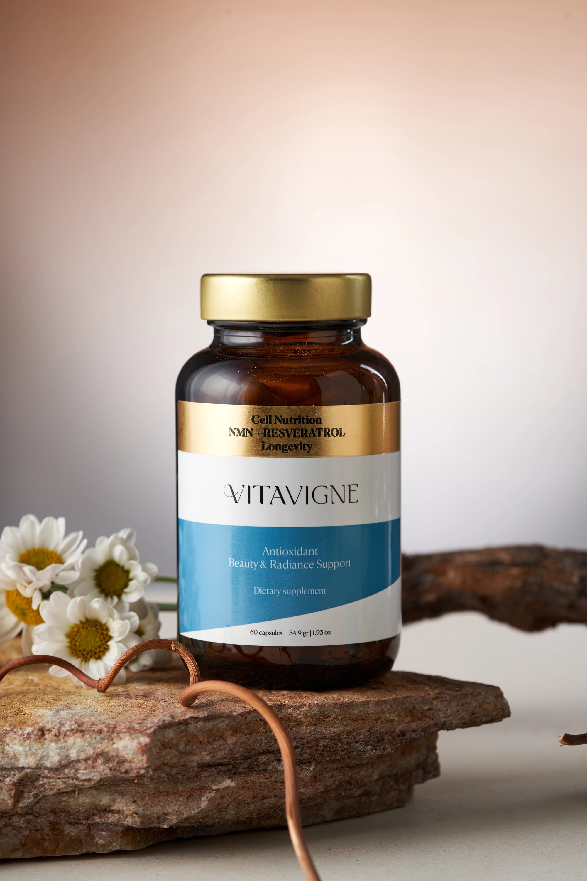 NMN + Resveratrol / Longevidad celular, energía. Precursor del NAD+